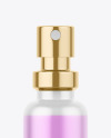 Frosted Glass Perfume Sampler Spray Bottle Mockup