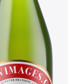 Green Glass Beer Bottle Mockup