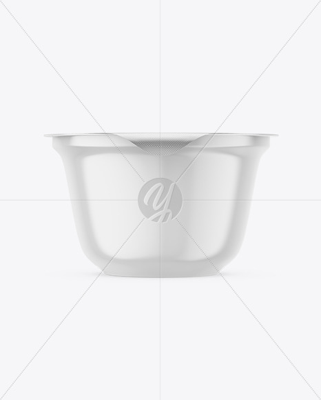 Glossy Yoghurt Cup Mockup