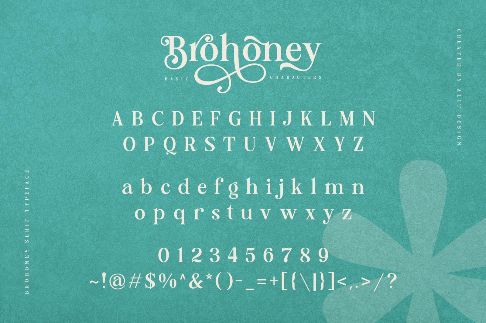 Brohoney Modern Serif Typeface