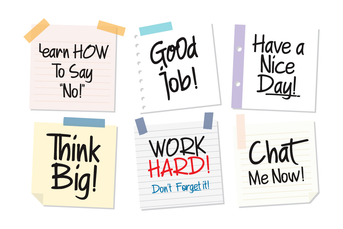 A Note – Handwritten Marker Note Font A Note – Handwritten Marker Note Font