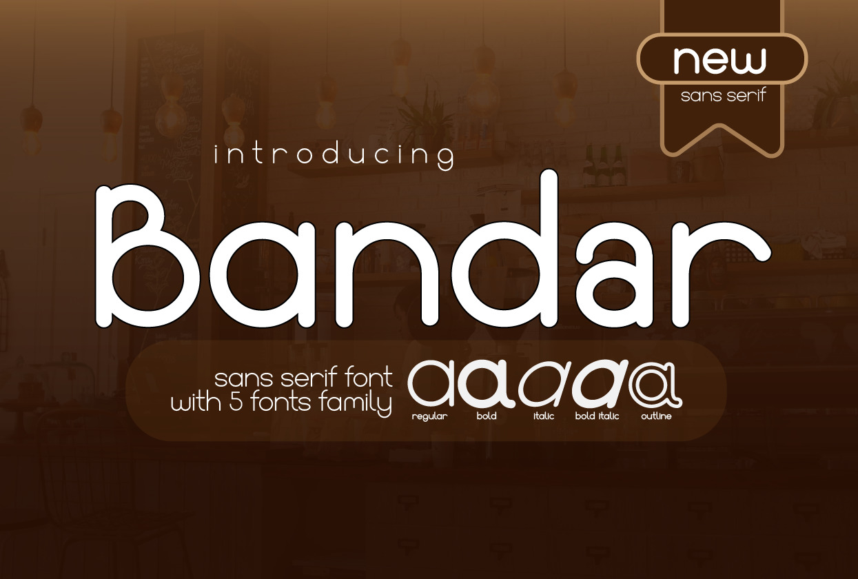 Bandar Sans Serif Modern Font Bandar Sans Serif Modern Font