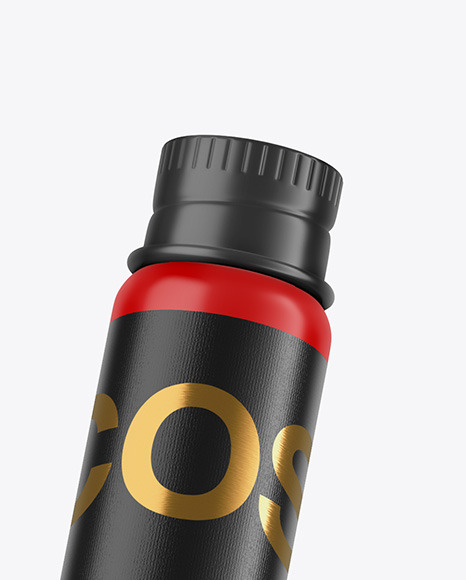 Two Matte Cosmetic Bottles Mockup