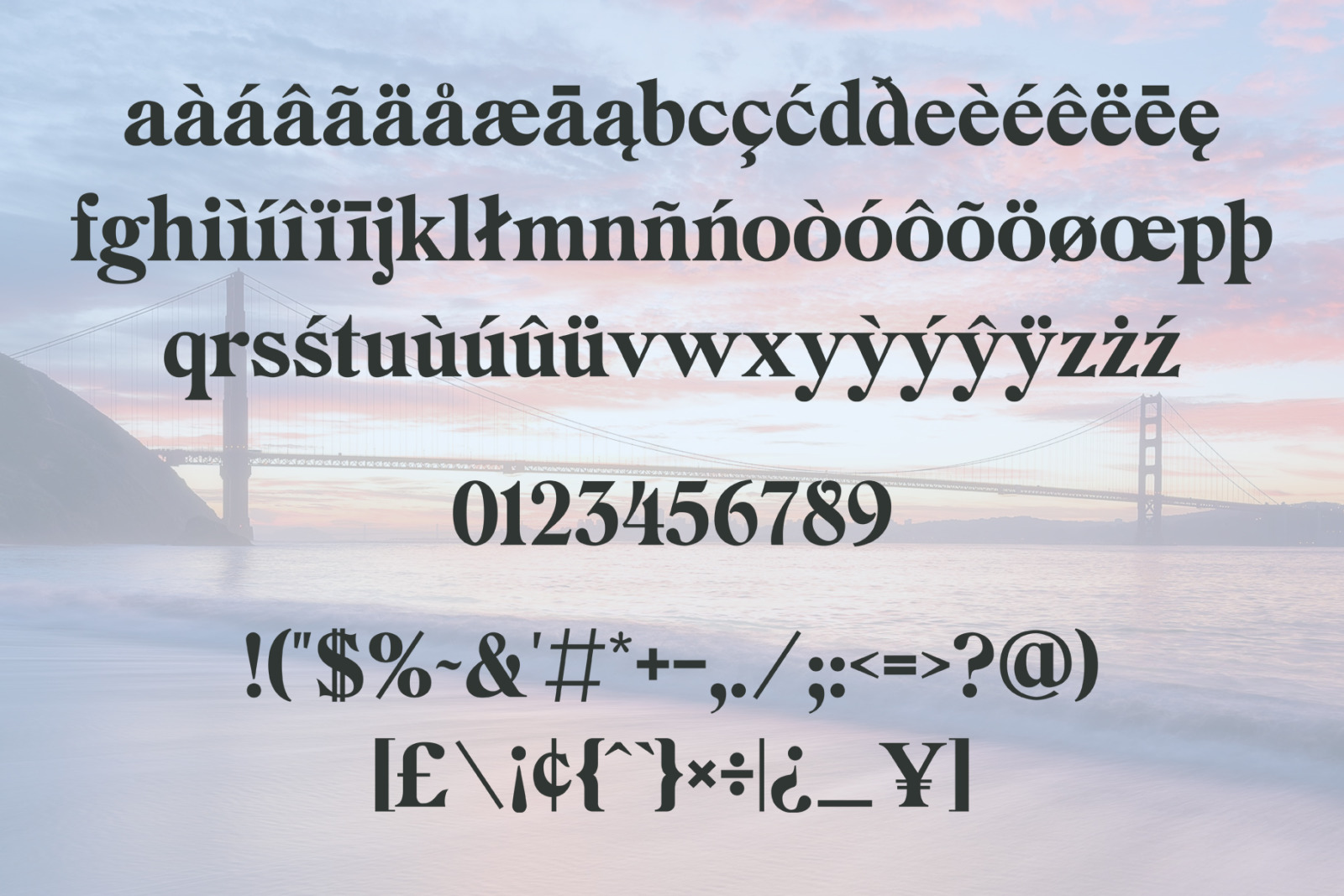 Frisco - Modern Classic Serif Frisco - Modern Classic Serif
