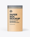 Kraft Paper Box Mockup