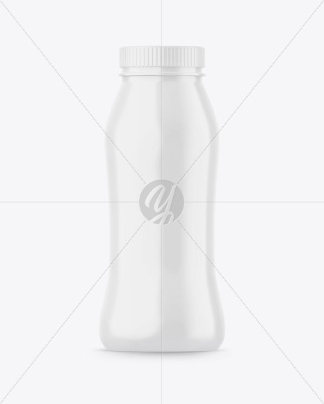 Glossy Yogurt Bottle Mockup