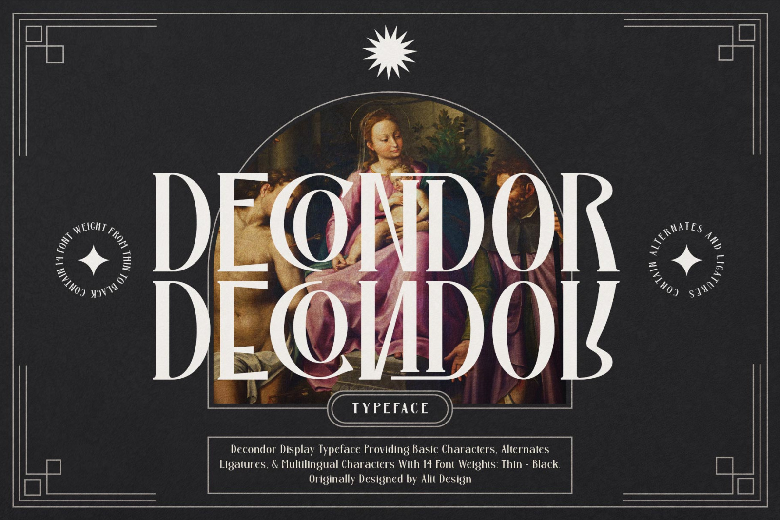 Decondor Typeface Decondor Typeface