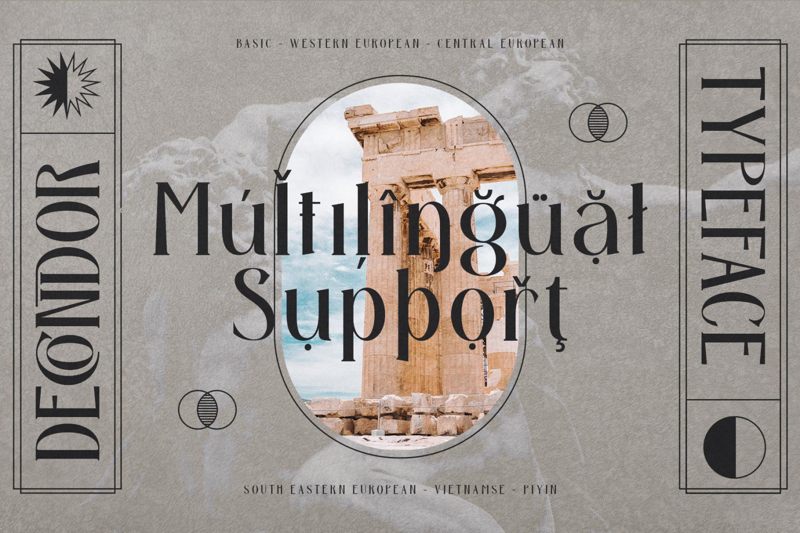 Decondor Typeface Decondor Typeface