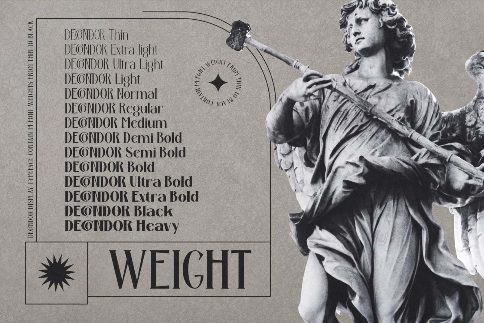 Decondor Typeface Decondor Typeface