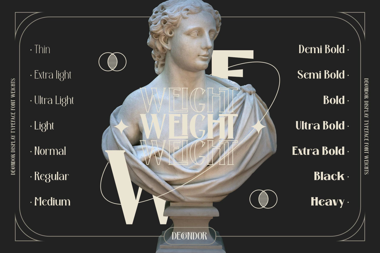 Decondor Typeface Decondor Typeface