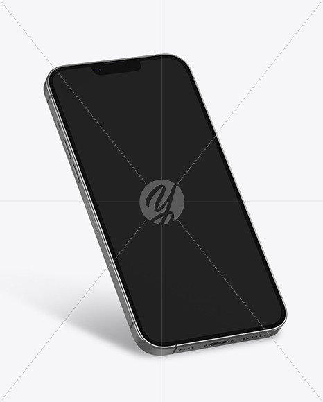 iPhone 13 Pro Max Graphite Mockup