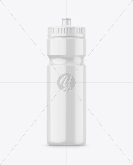 Glossy Sports Bottle Mockup