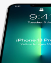 iPhone 13 Pro Max Silver Mockup