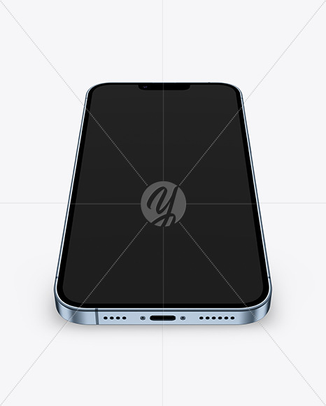 iPhone 13 Pro Max Sierra Blue Mockup