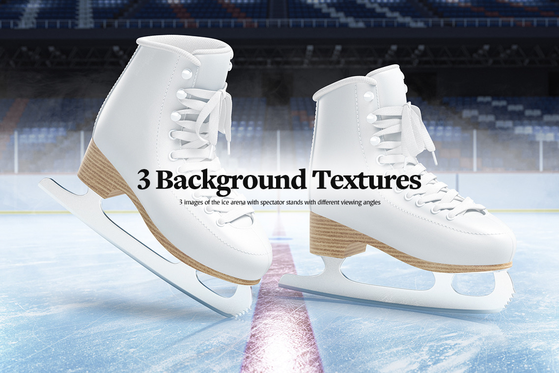 Ice Skates Mockups Set