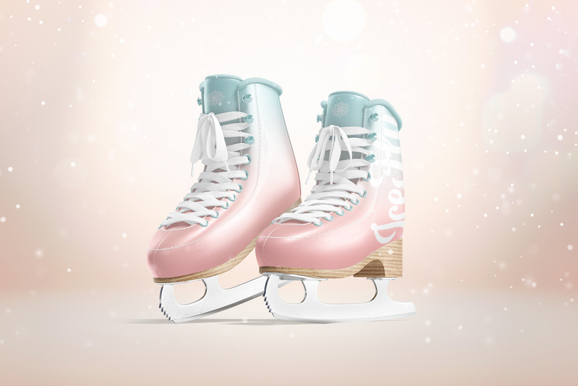 Ice Skates Mockups Set