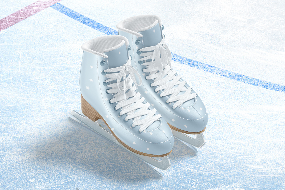 Ice Skates Mockups Set