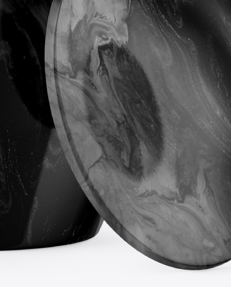 Glossy Cremation Urn Mockup