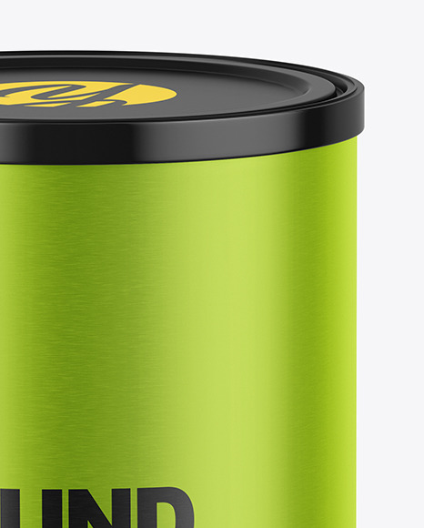 Round Tin Can Mockup - Free Download Images High Quality PNG, JPG - 93492