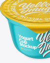 Glossy Yoghurt Cup Mockup