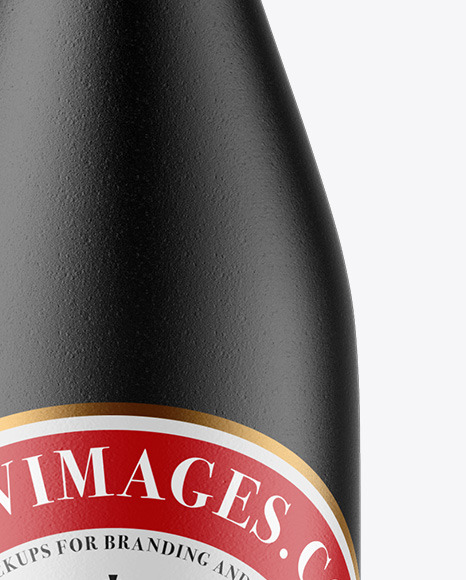 Ceramic Beer Bottle Mockup