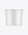 Matte Ice Cream Cup Mockup