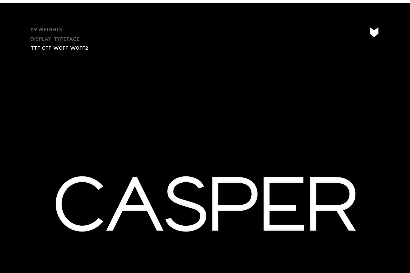Casper Display Typeface Casper Display Typeface