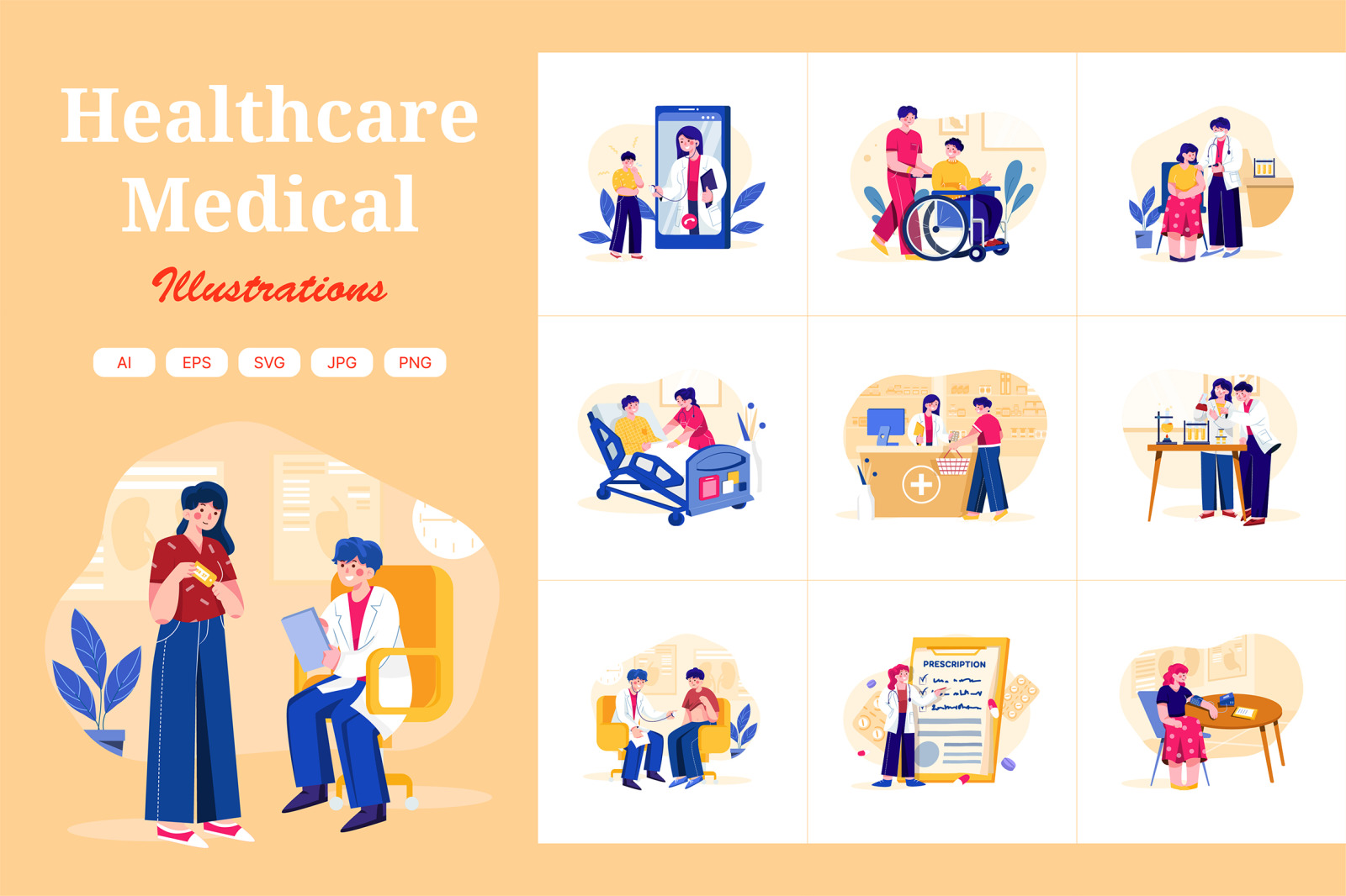 M365_Healthcare Illustration Pack