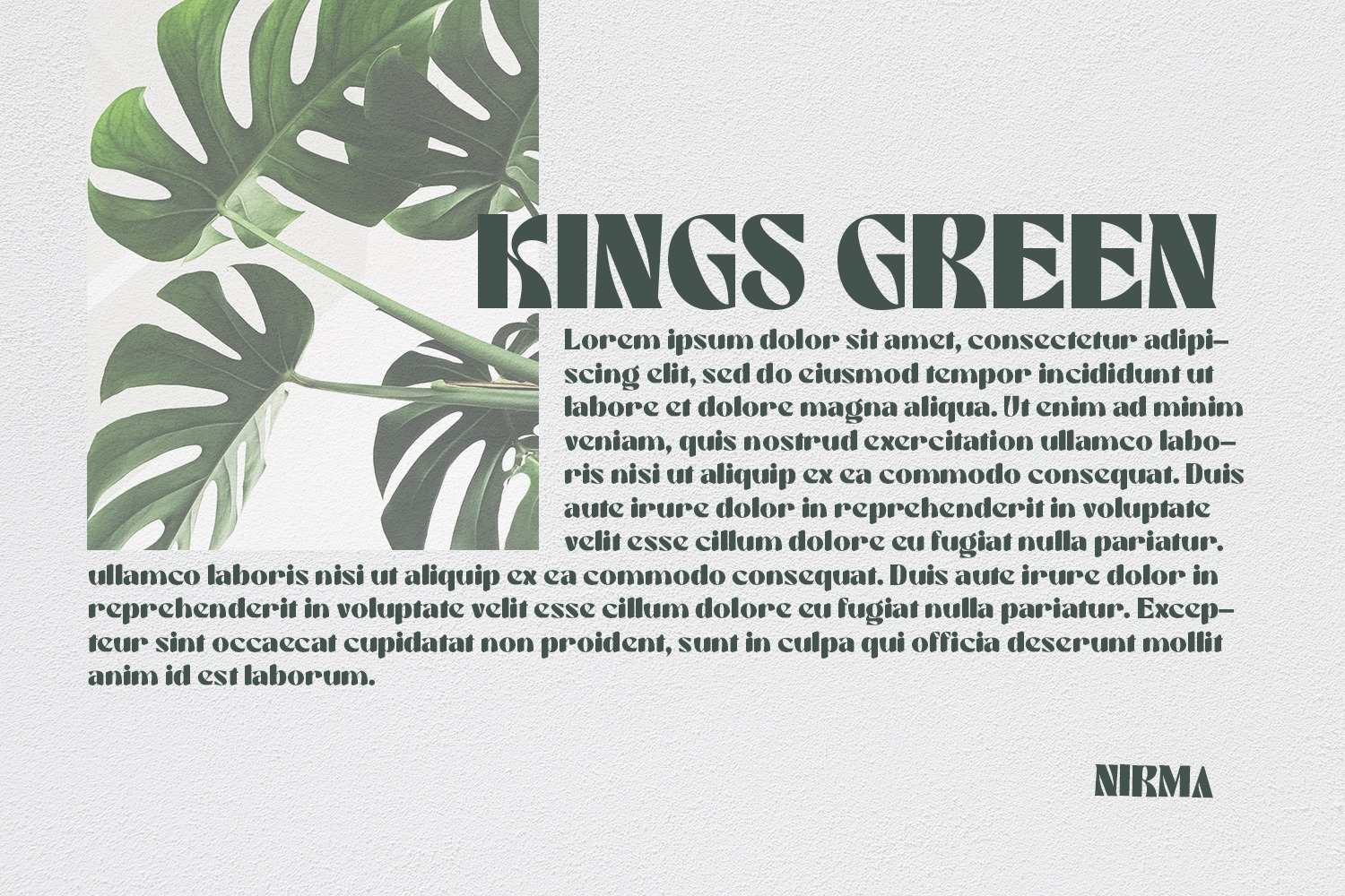 Nirma - Display Font Nirma - Display Font