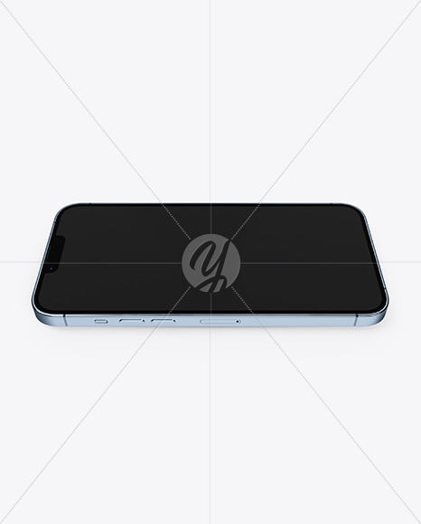 iPhone 13 Pro Max Sierra Blue Mockup