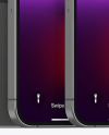 Three iPhones 13 Pro Max Graphite Mockups