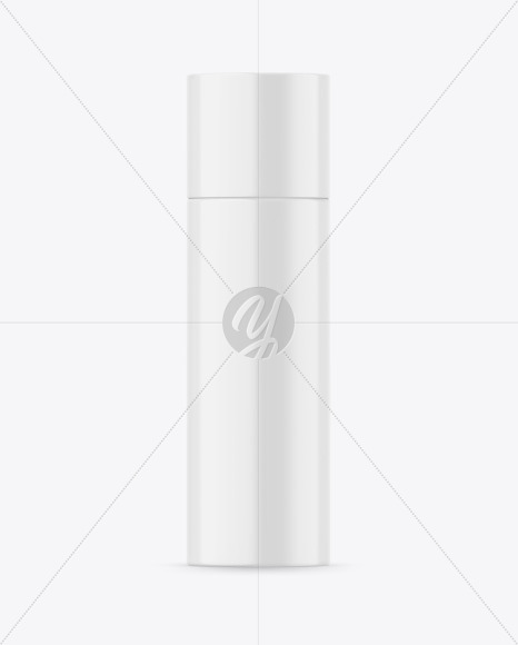 Glossy Aerosol Bottle Mockup