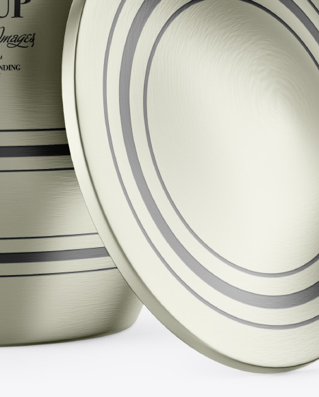 Metallic Cremation Urn Mockup