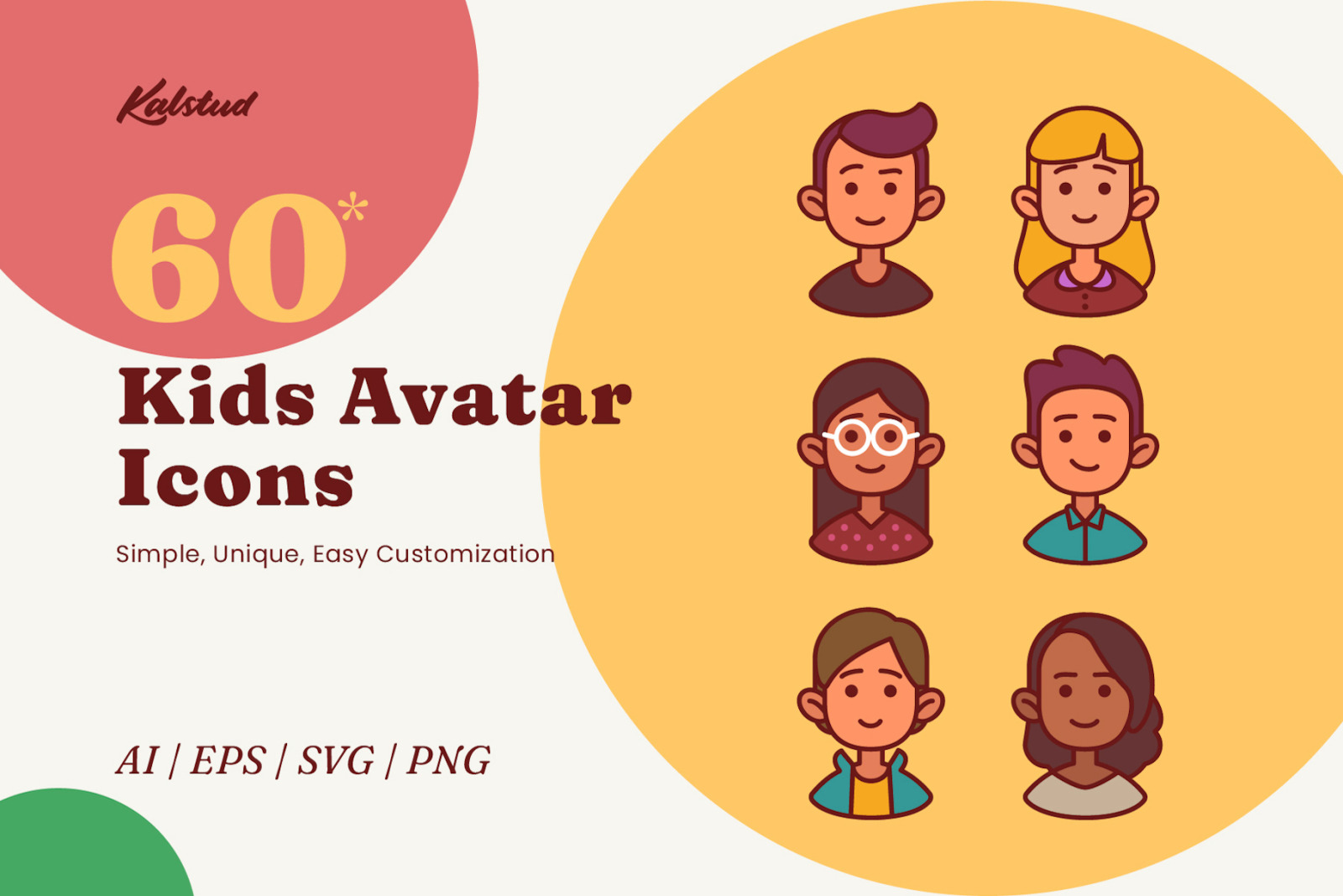 Kids Avatar Icons Kids Avatar Icons