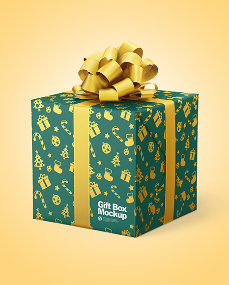 Gift Box Mockup