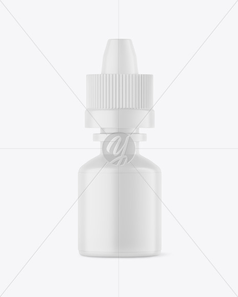 Matte Eye Drops Bottle Mockup