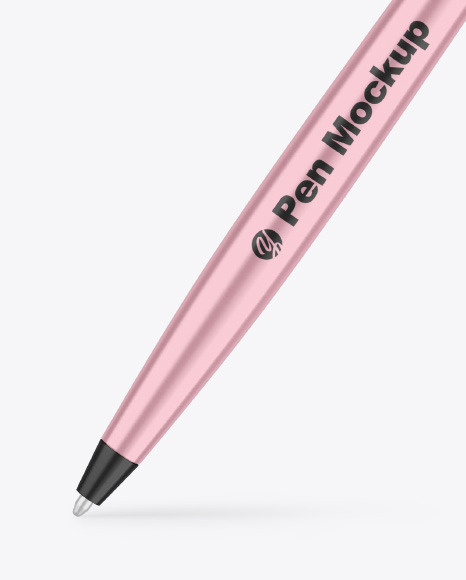 Metallic Pen Mockup