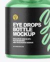 Metallic Eye Drops Bottle Mockup