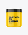 Glossy Cosmetic Jar Mockup