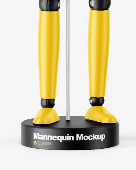 Mannequin w/ Business Card Mockup