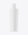 Glossy Plastic Cosmetic Bottle Mockup