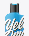 Glossy Plastic Cosmetic Bottle Mockup Glossy Plastic Cosmetic Bottle Mockup