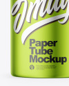 Metallized Paper Tube Mockup