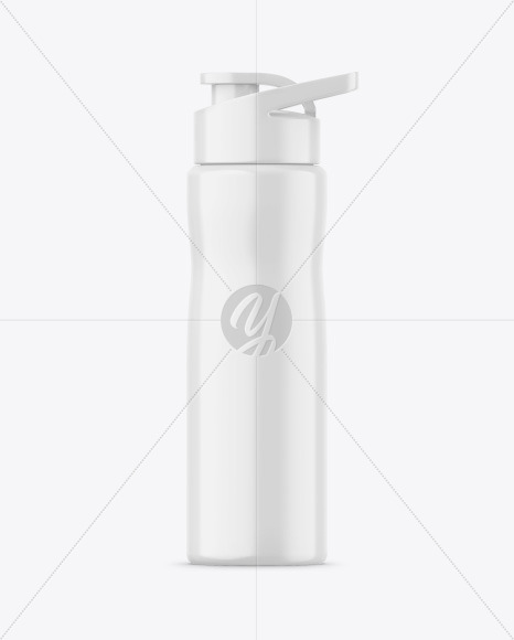 Glossy Sports Bottle Mockup