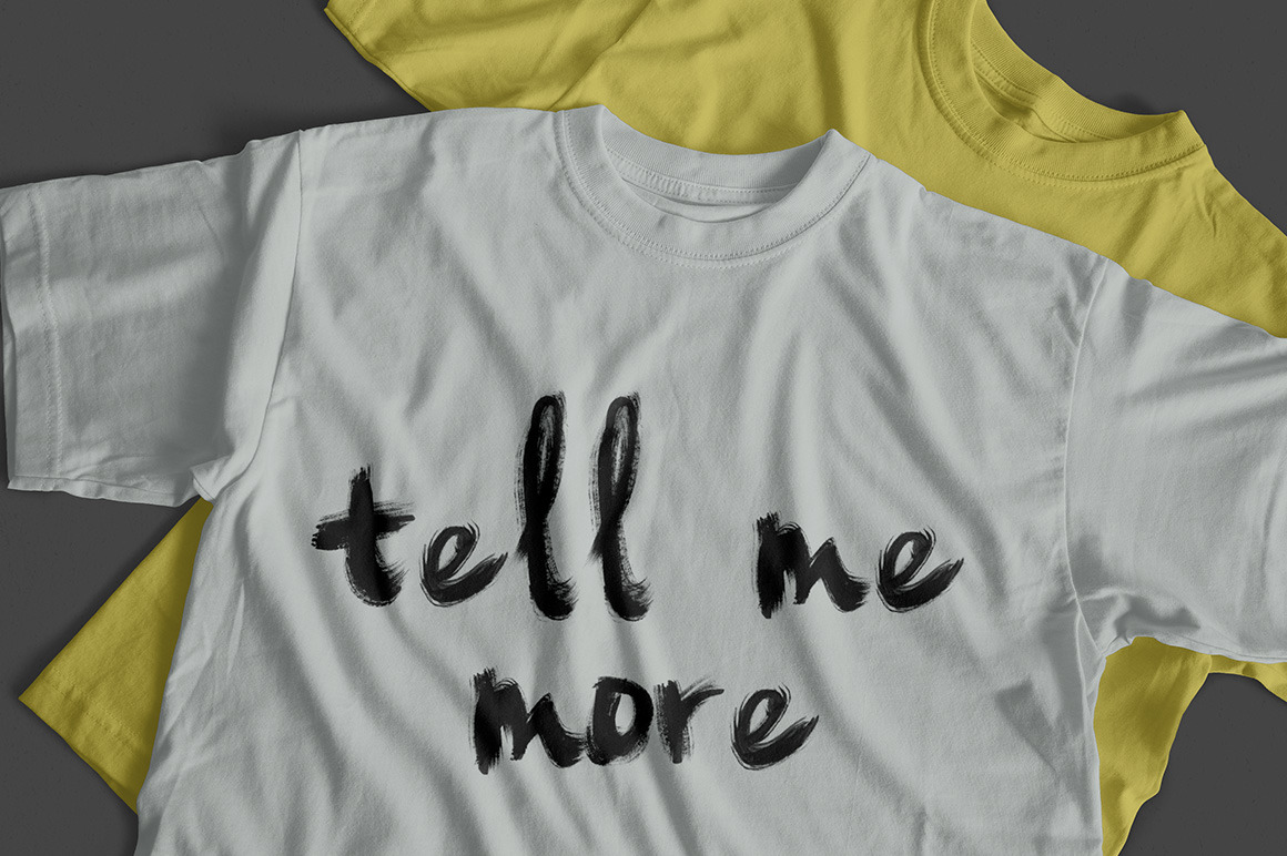 Oil Brush Font Oil Brush Font