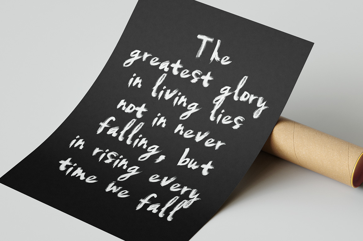 Oil Brush Font Oil Brush Font
