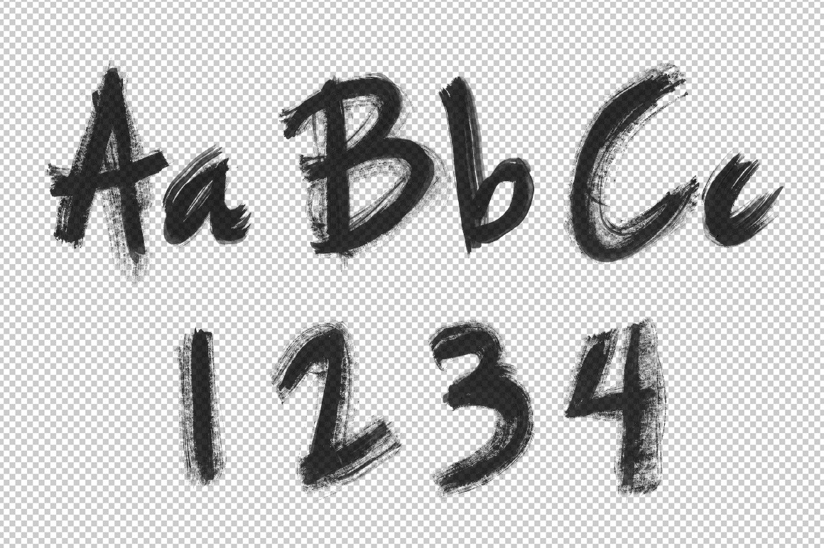 Oil Brush Font Oil Brush Font