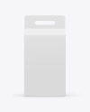Glossy Box with Handle Mockup