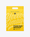 Matte Paper Food Bag Mockup