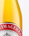 Clear Glass Lager Beer Bottle Mockup